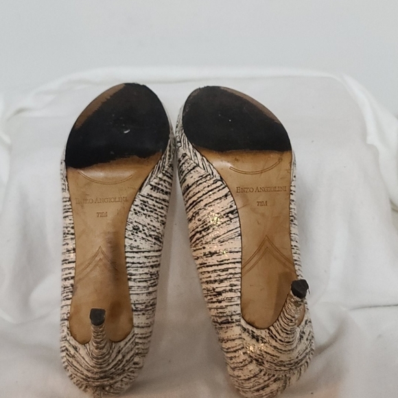 Enzo Angiolini peep toe pumps size 7 1/2 - Picture 11 of 12